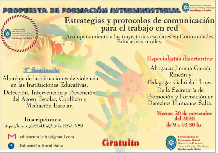 Propuesta de Formación Interministerial: Estrategias y Protocolos de Comunicación para un Trabajo en Red Propuesta de Formación Interministerial: Estrategias y Protocolos de Comunicación para un Trabajo en Red