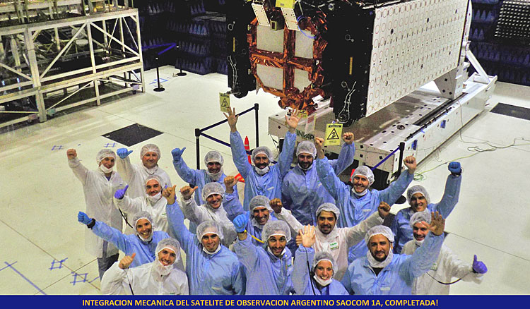 Así es el satélite argentino que será puesto en órbita a fines de septiembre Así es el satélite argentino que será puesto en órbita a fines de septiembre